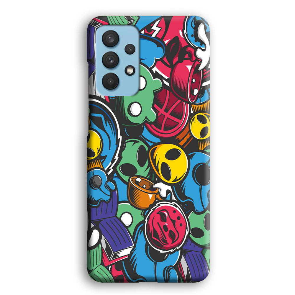 Doodle 001 Samsung Galaxy A32 Case