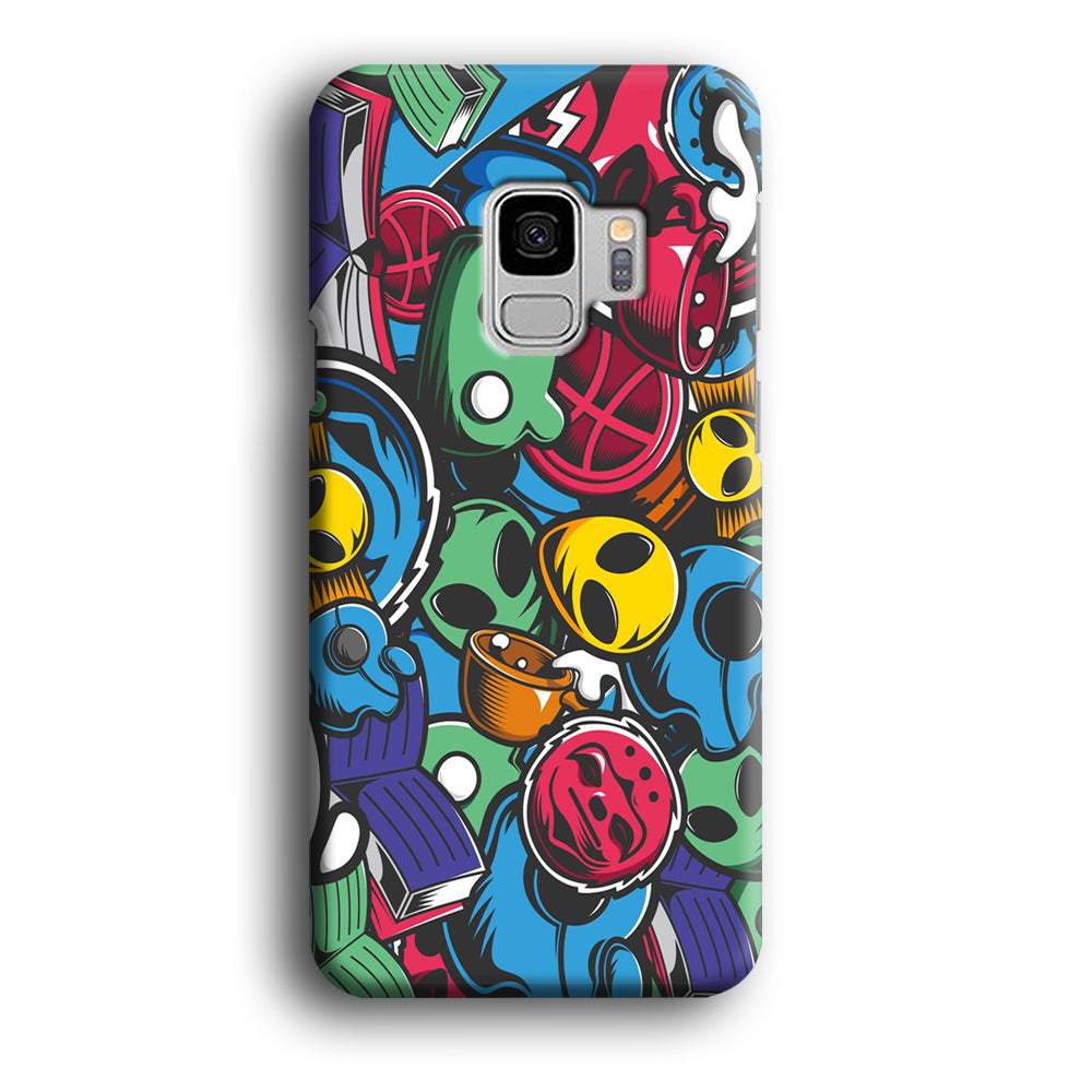 Doodle 001 Samsung Galaxy S9 Case