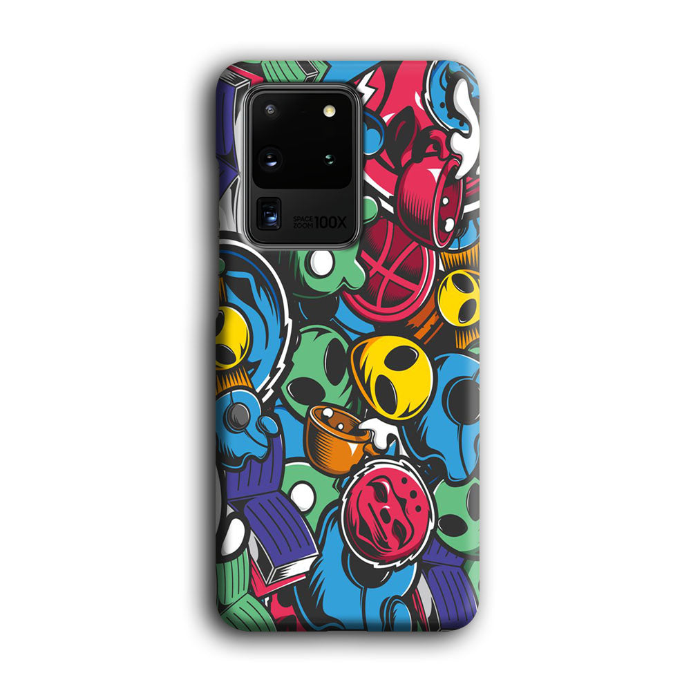 Doodle 001 Samsung Galaxy S20 Ultra Case