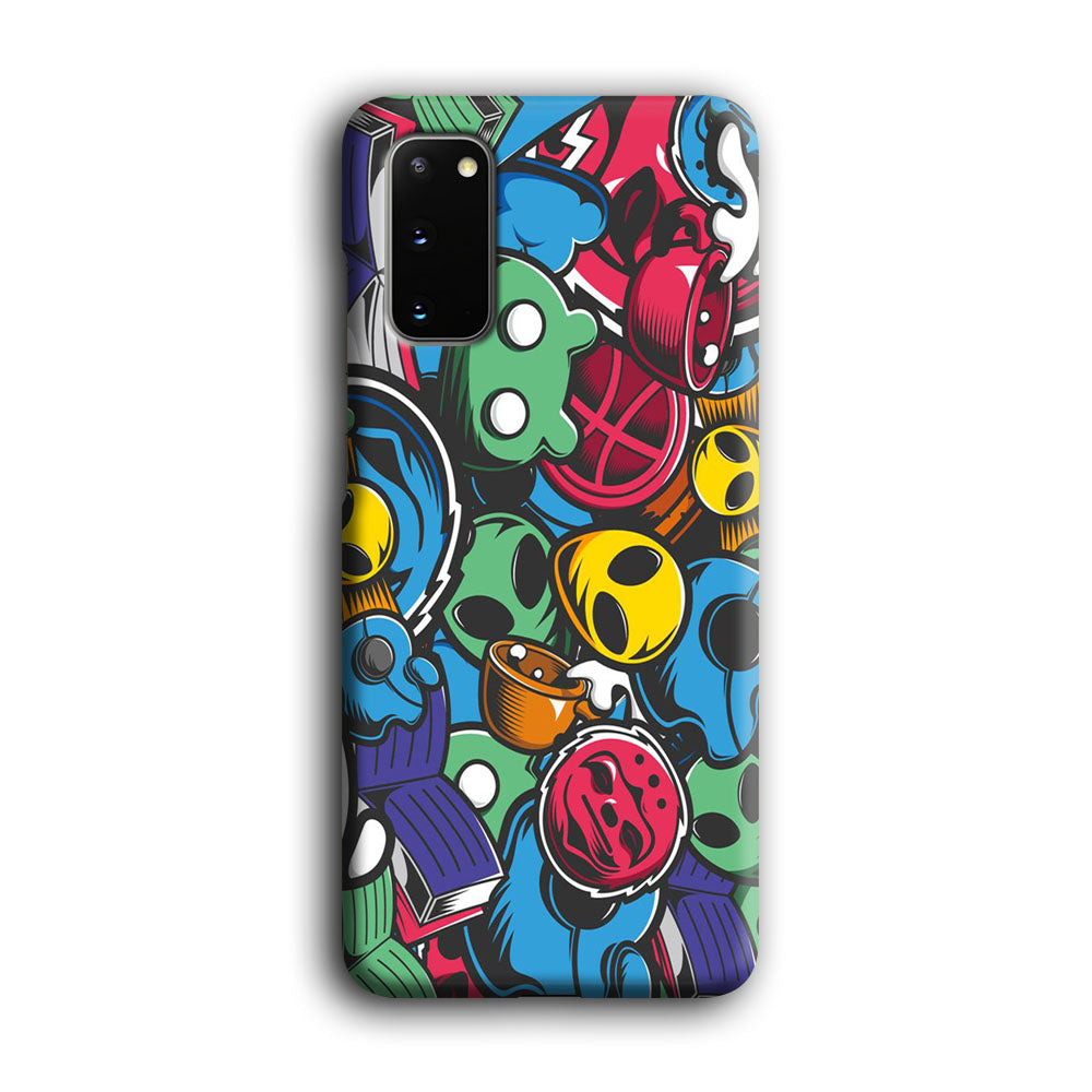 Doodle 001 Samsung Galaxy S20 Case