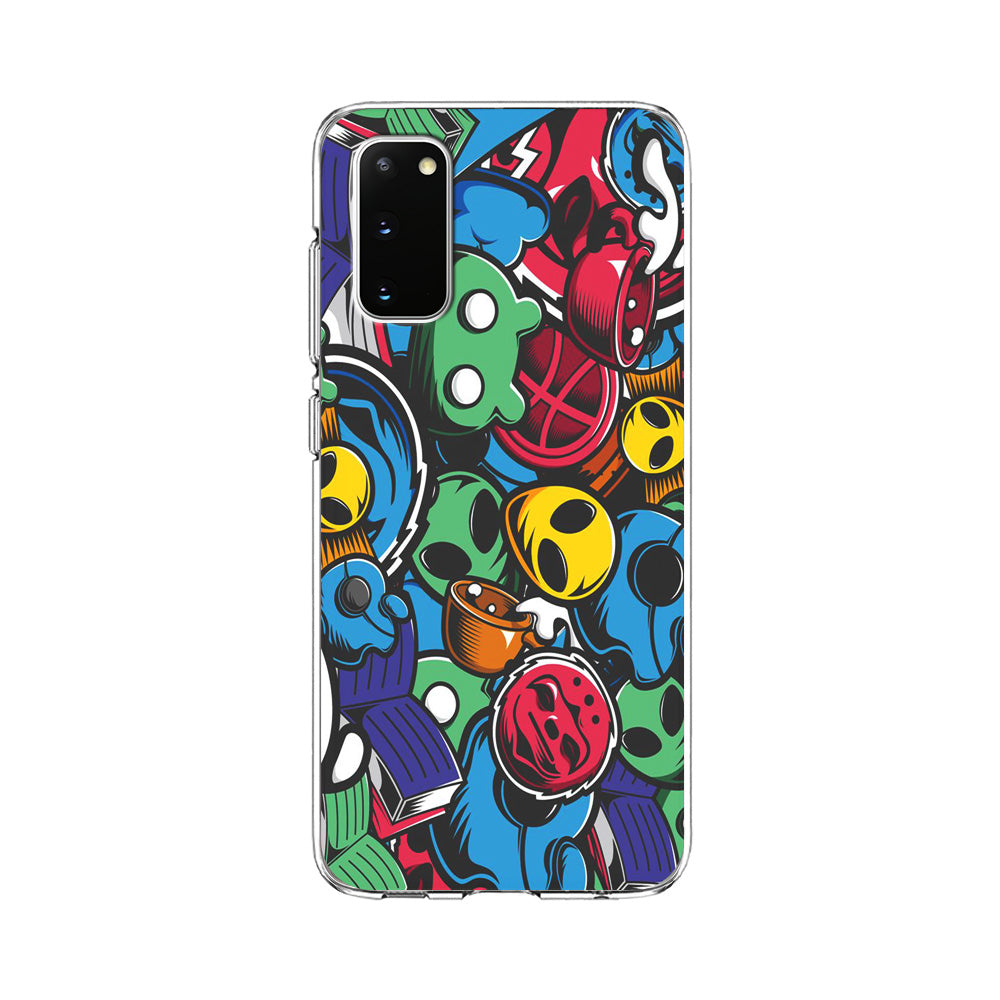 Doodle 001 Samsung Galaxy S20 Case