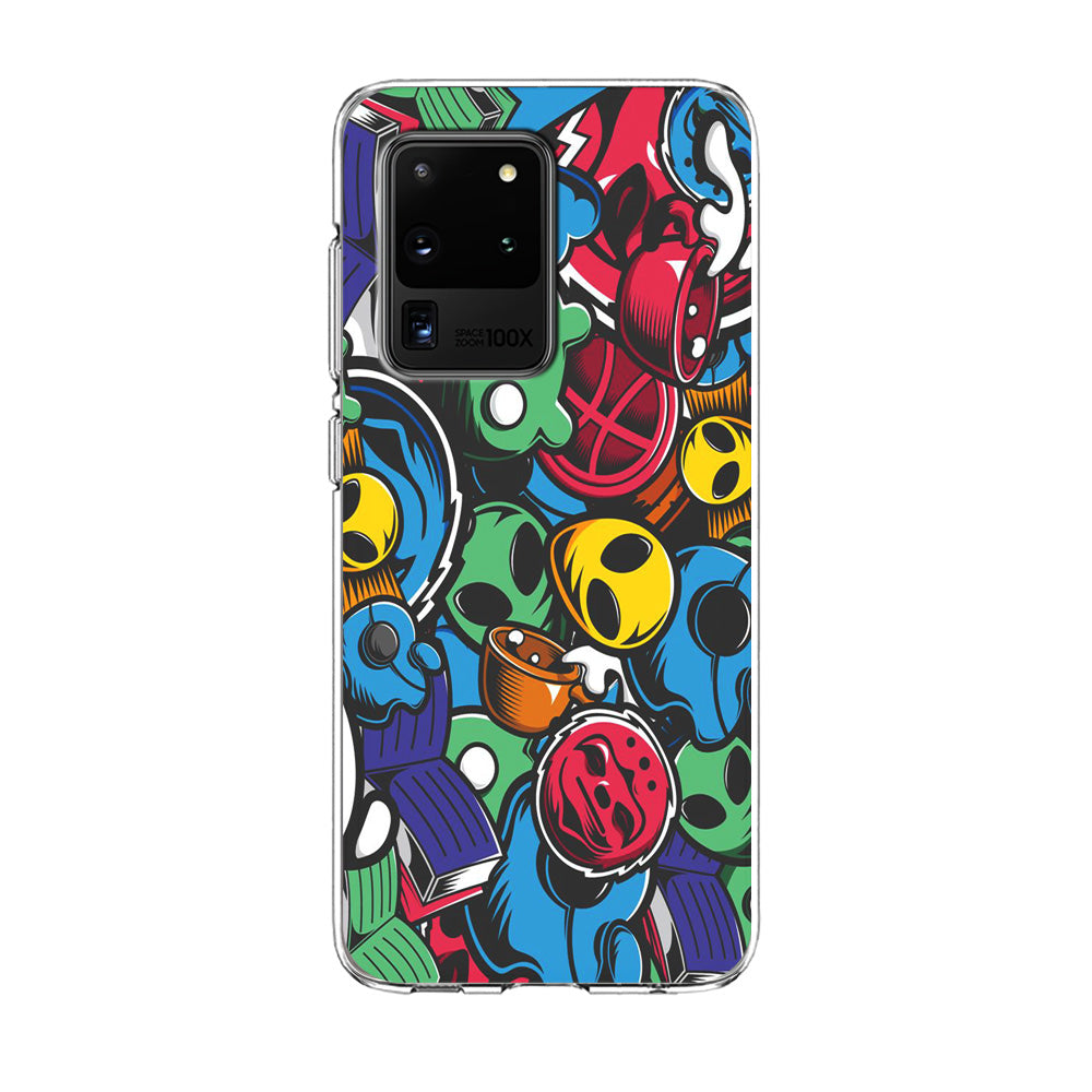 Doodle 001 Samsung Galaxy S20 Ultra Case