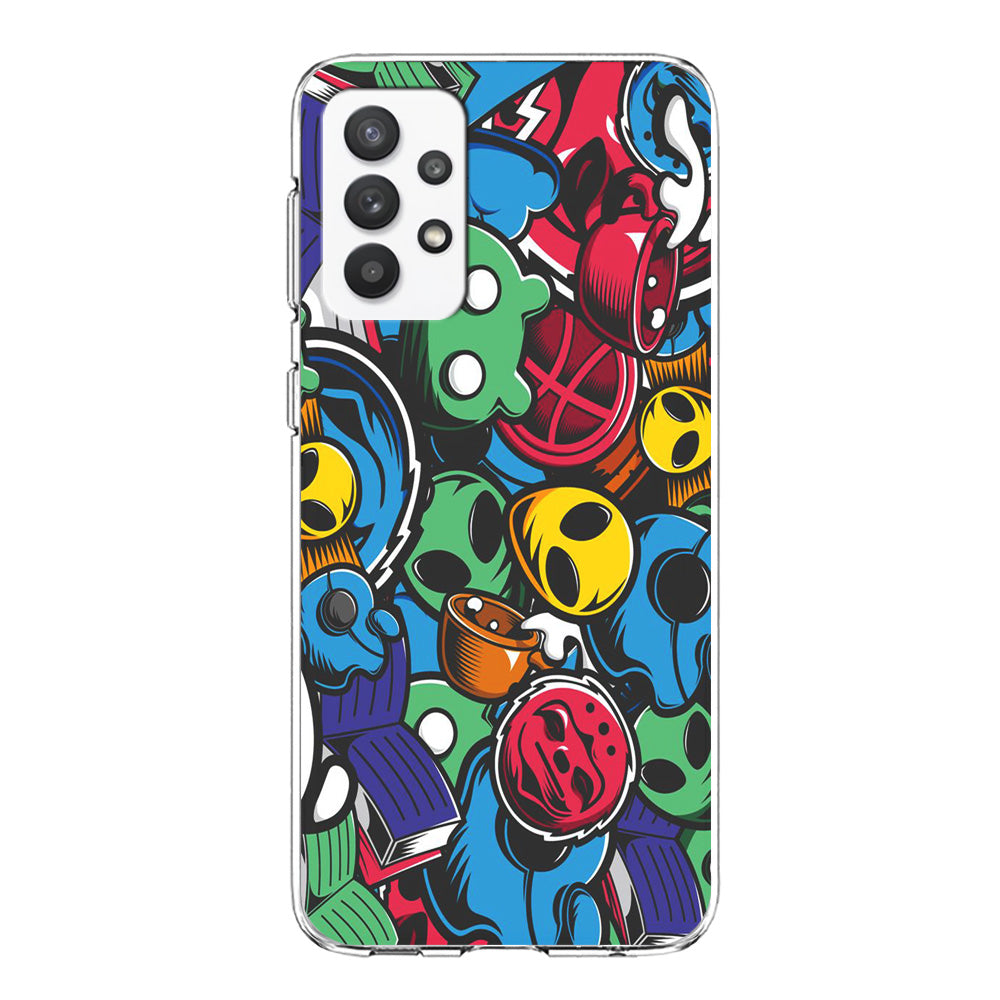 Doodle 001 Samsung Galaxy A32 Case