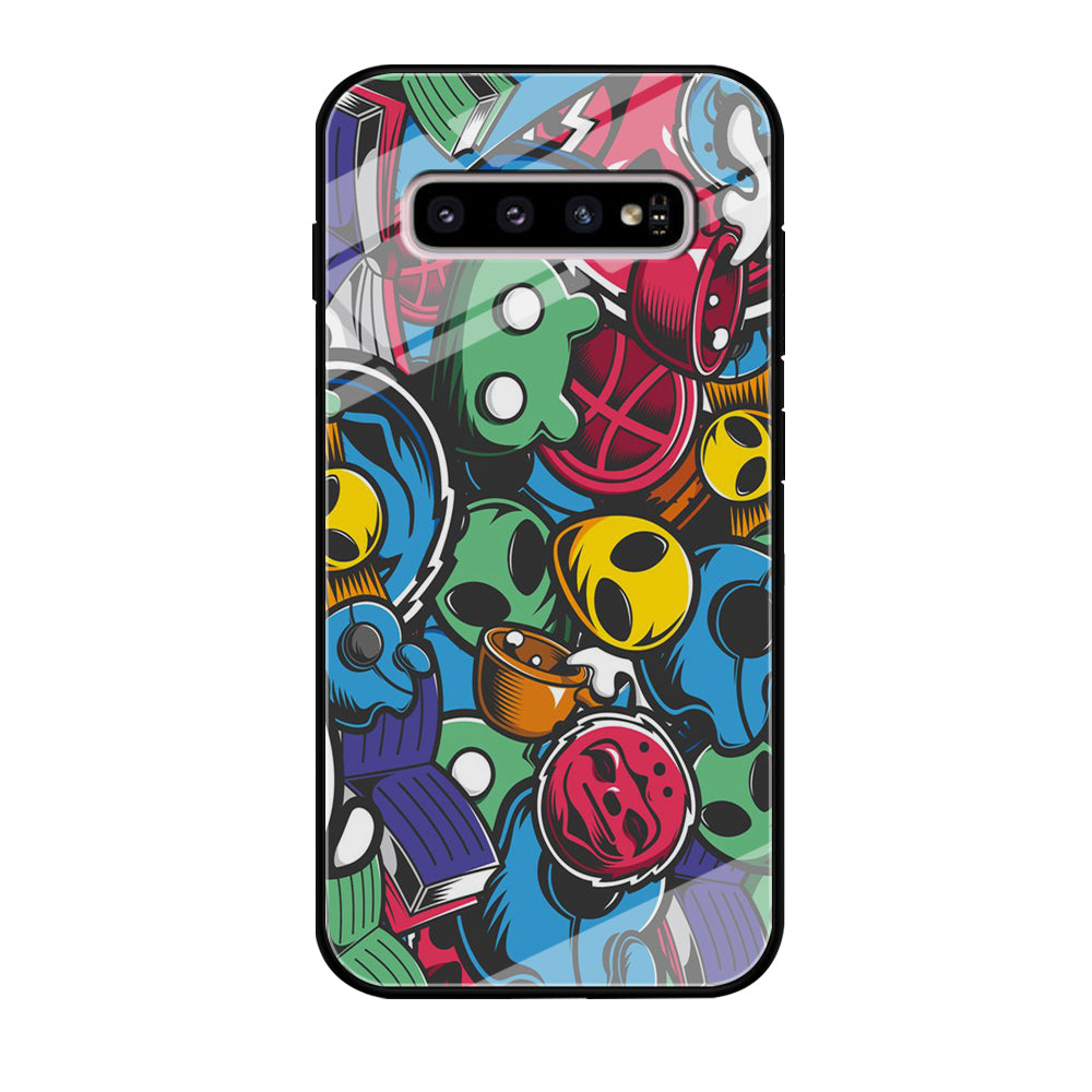 Doodle 001 Samsung Galaxy S10 Case