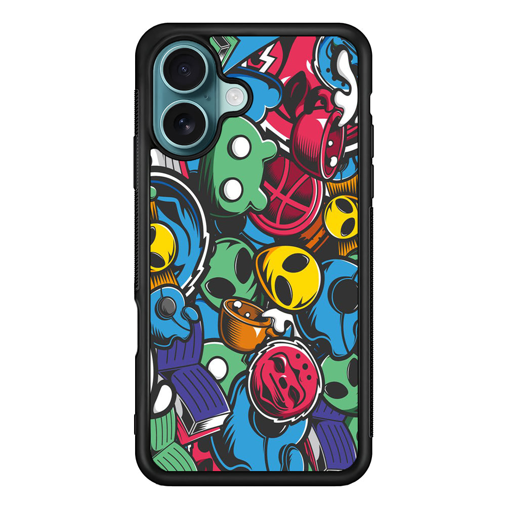 Doodle 001 iPhone 16 Case - Altracase