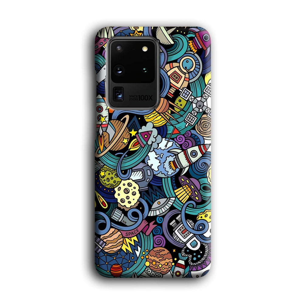 Doodle 002 Samsung Galaxy S20 Ultra Case