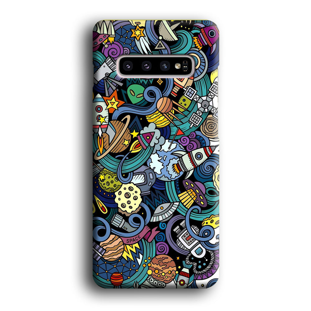 Doodle 002 Samsung Galaxy S10 Case