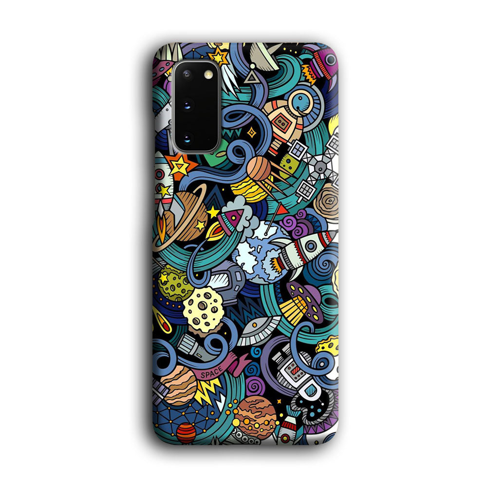 Doodle 002 Samsung Galaxy S20 Case