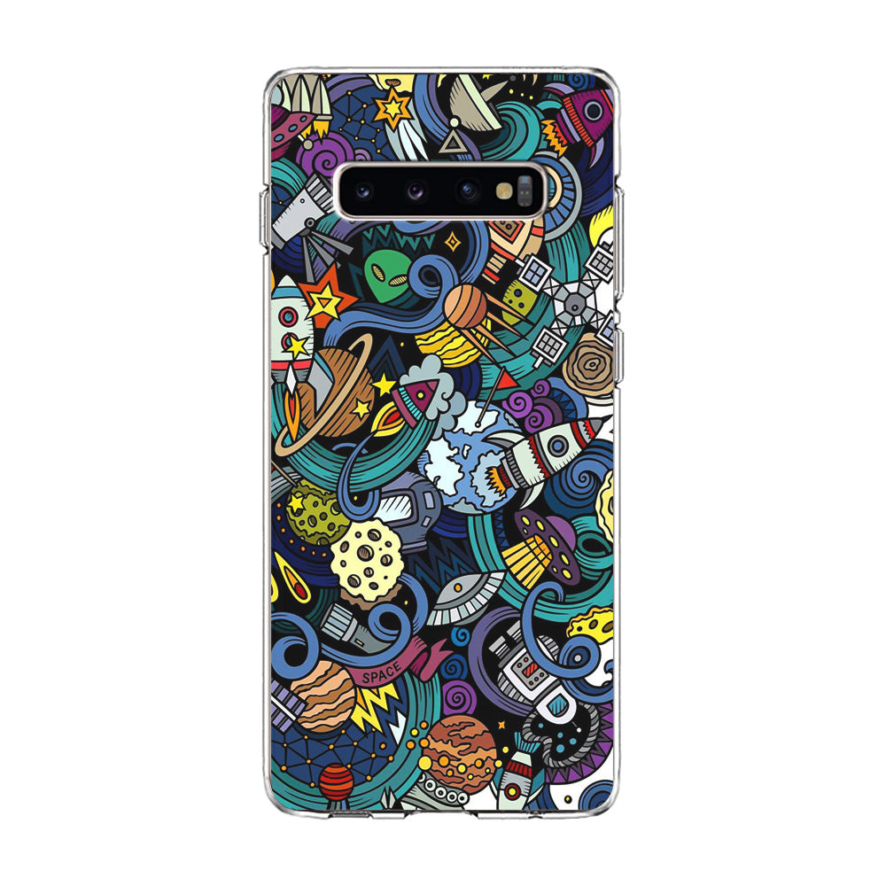 Doodle 002 Samsung Galaxy S10 Case