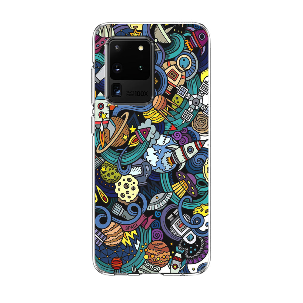 Doodle 002 Samsung Galaxy S20 Ultra Case