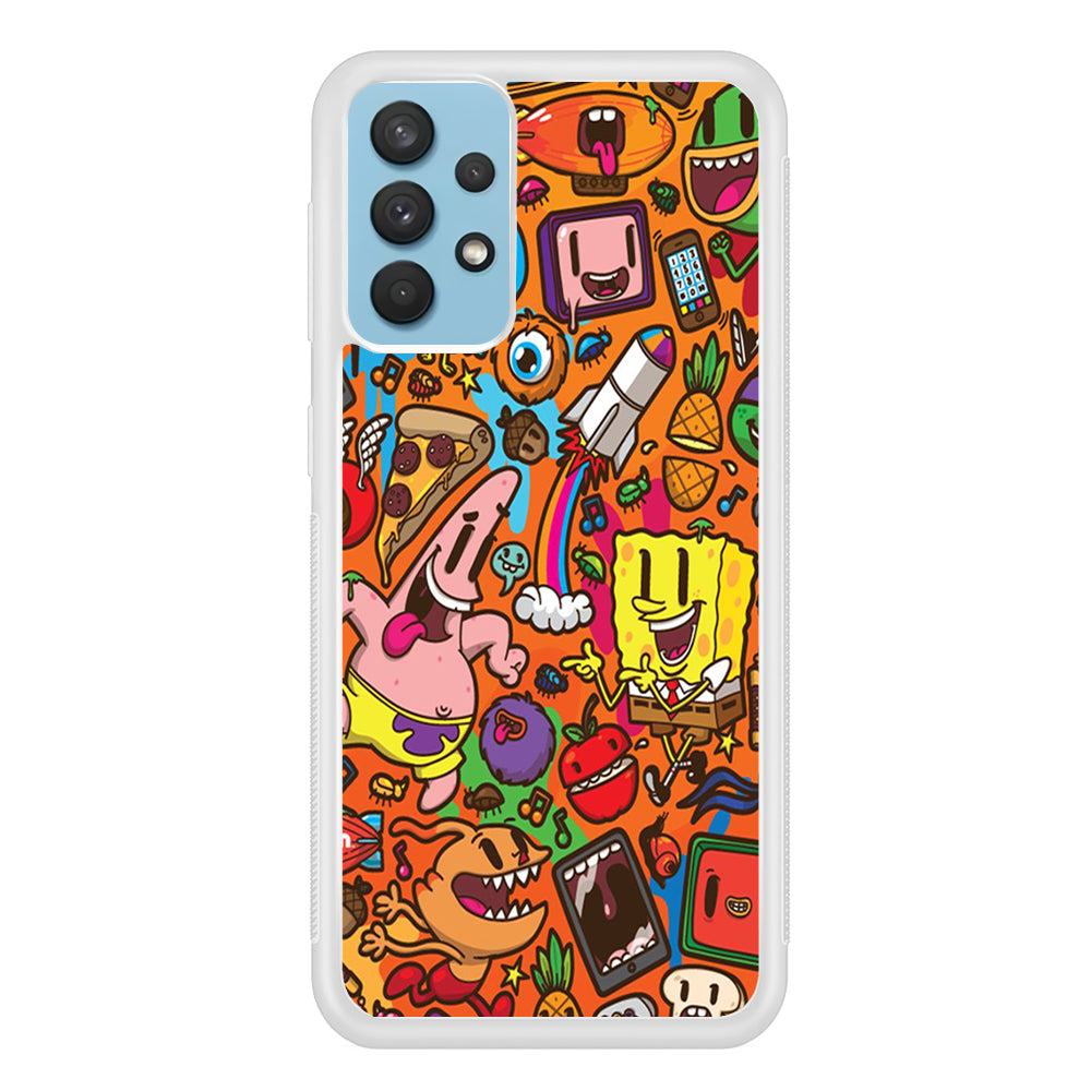 Doodle Art 005 Samsung Galaxy A32 Case