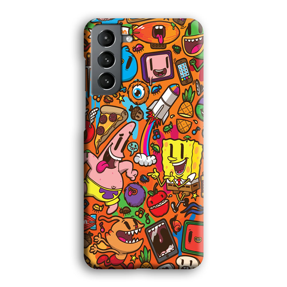 Doodle 005 Samsung Galaxy S24 Case-Phone Case-3D Case-Altracase