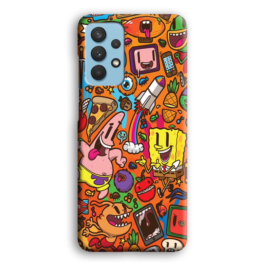 Doodle Art 005 Samsung Galaxy A32 Case