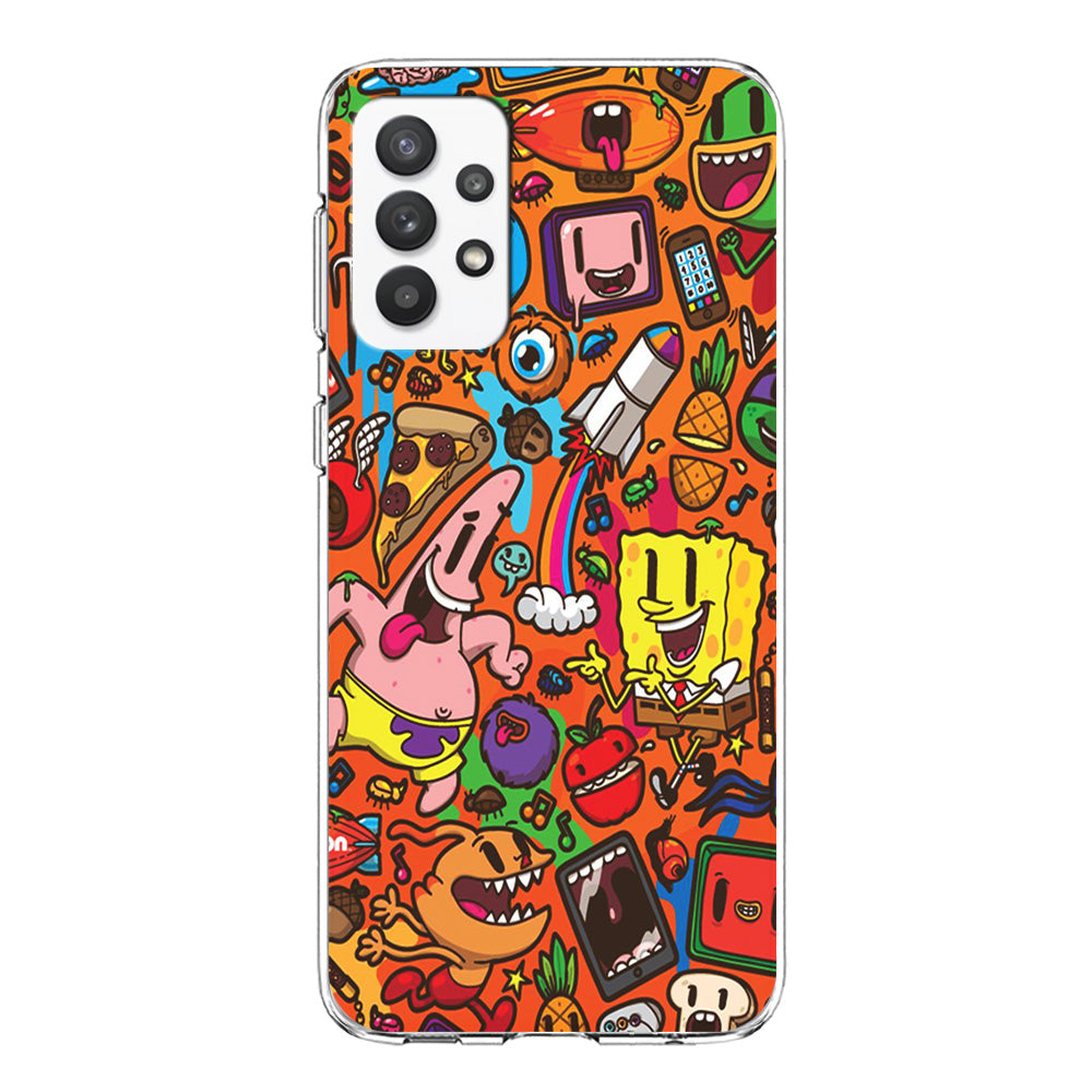 Doodle Art 005 Samsung Galaxy A32 Case