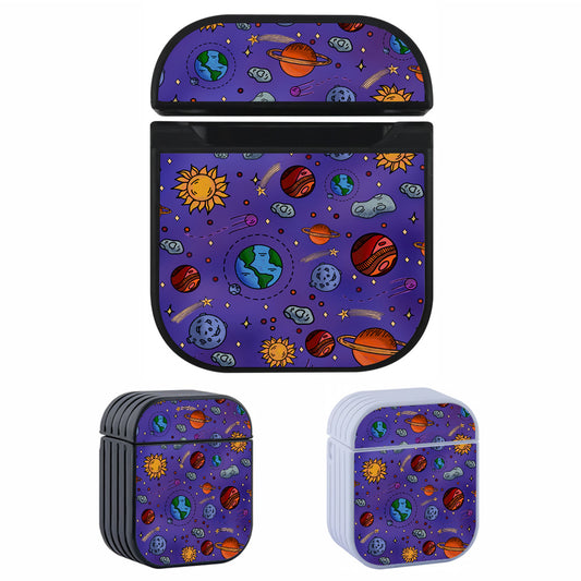 Doodle Cosmic Dreams Apple AirPods Case-AirPod Case-Altracase