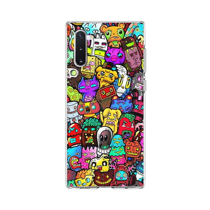 Doodle Cute Character Samsung Galaxy Note 10 Case