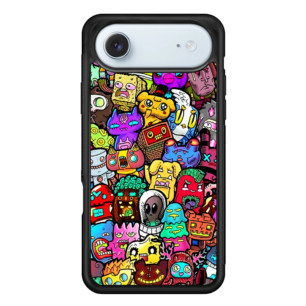 Doodle Cute Character iPhone 17 Air Case - Altracase