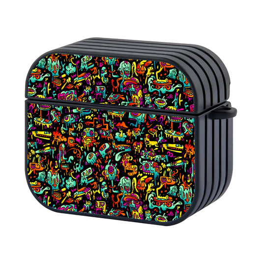 Doodle Melting Monsters Apple Airpods 3 Case - AirPod Case - Altracase