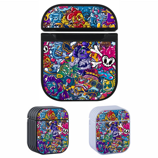 Doodle Monster Parade Apple AirPods Case-AirPod Case-Altracase