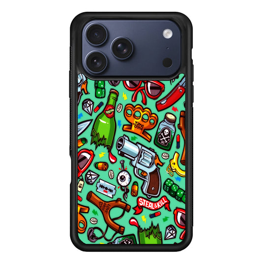 Doodle Sticker Bomb iPhone 17 Pro Case - Altracase