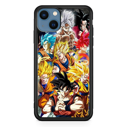 Dragon Ball - Goku 006 iPhone 14 Plus Case-Phone Case-Rubber Black (2D Case)-Altracase