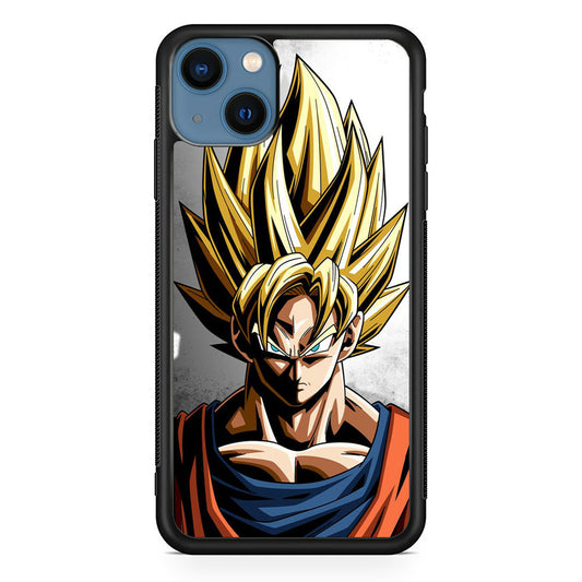 Dragon Ball - Goku 014 iPhone 14 Plus Case-Phone Case-Rubber Black (2D Case)-Altracase