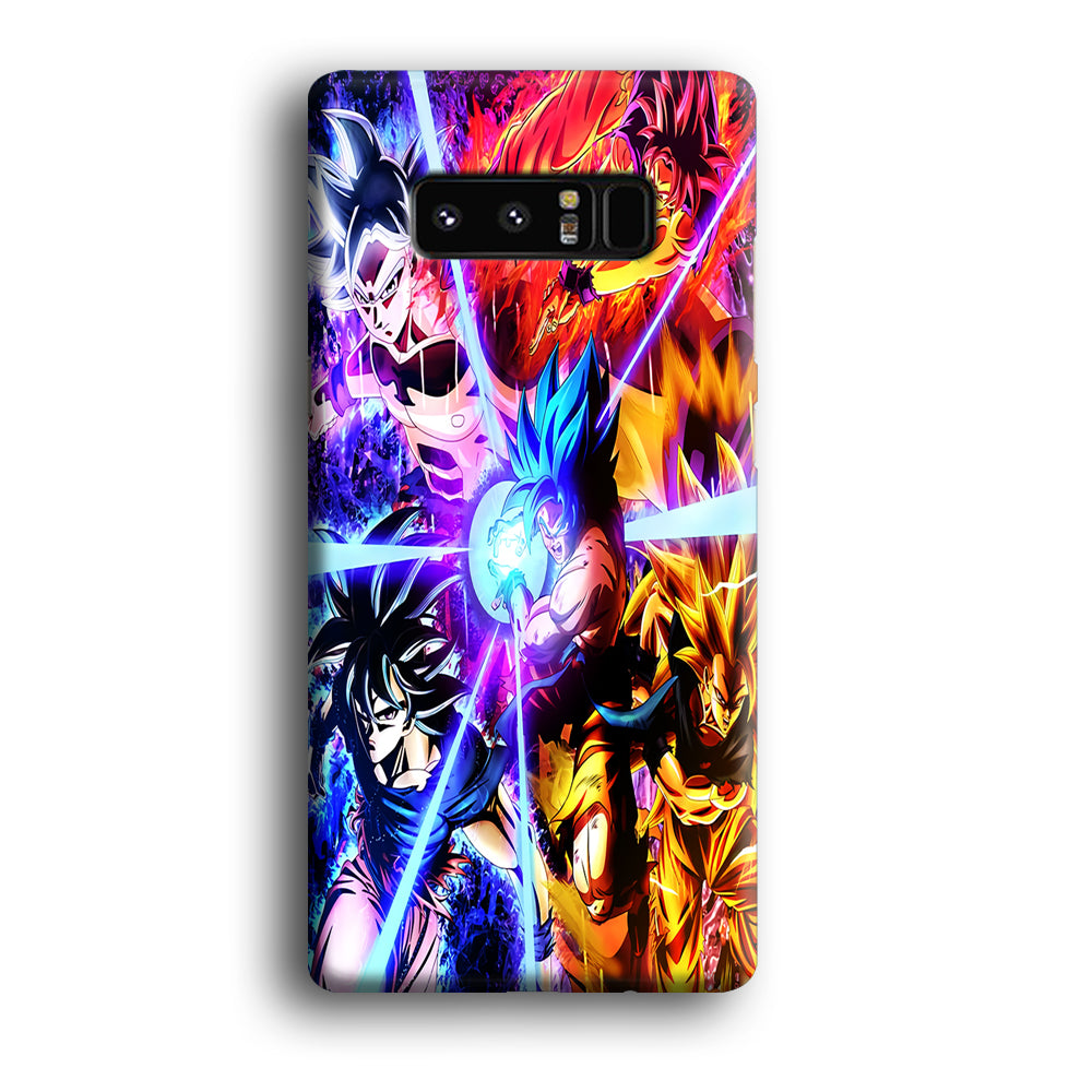 Dragon Ball Super Saiyan Kamehameha Samsung Galaxy Note 8 Case