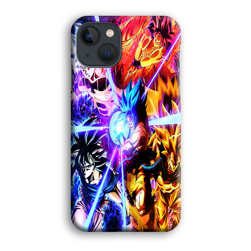 Dragon Ball Super Saiyan Kamehameha iPhone 14 Plus Case