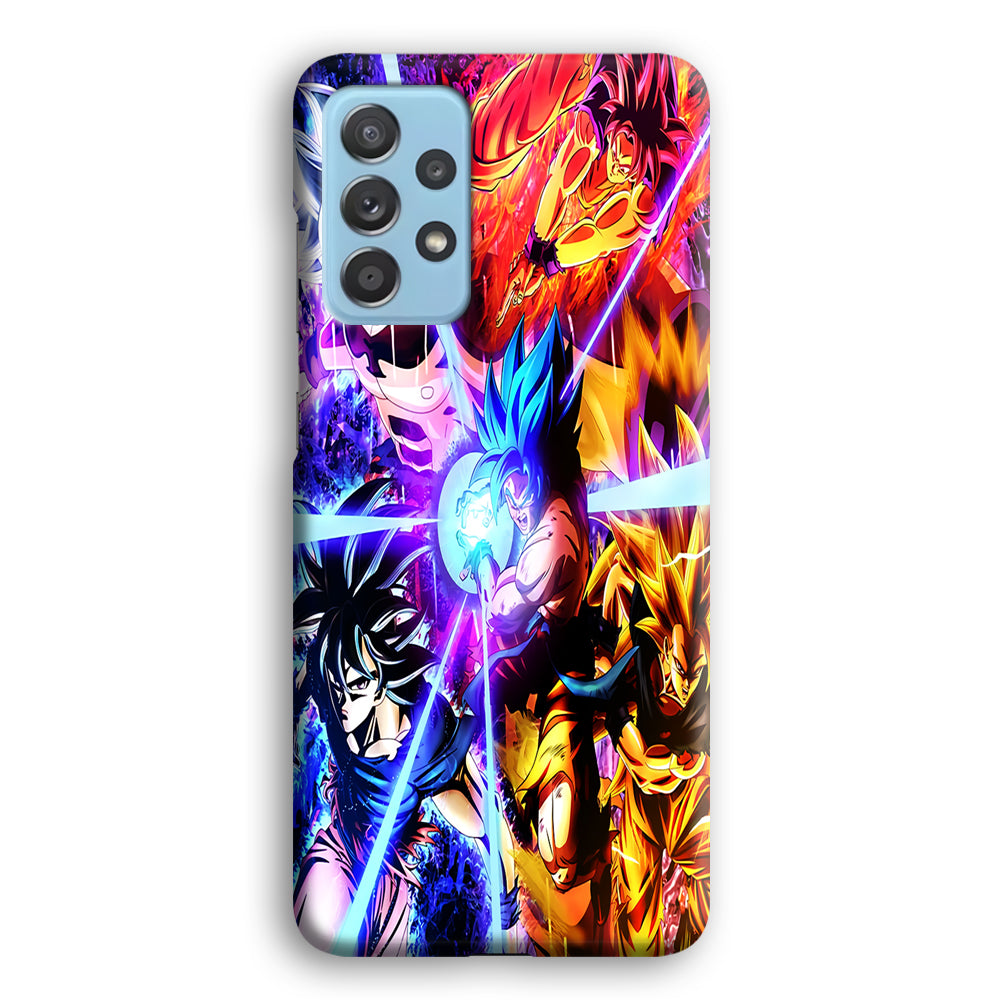 Dragon Ball Super Saiyan Kamehameha Samsung Galaxy A52 Case