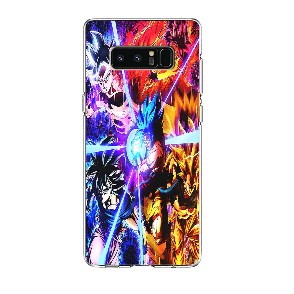 Dragon Ball Super Saiyan Kamehameha Samsung Galaxy Note 8 Case