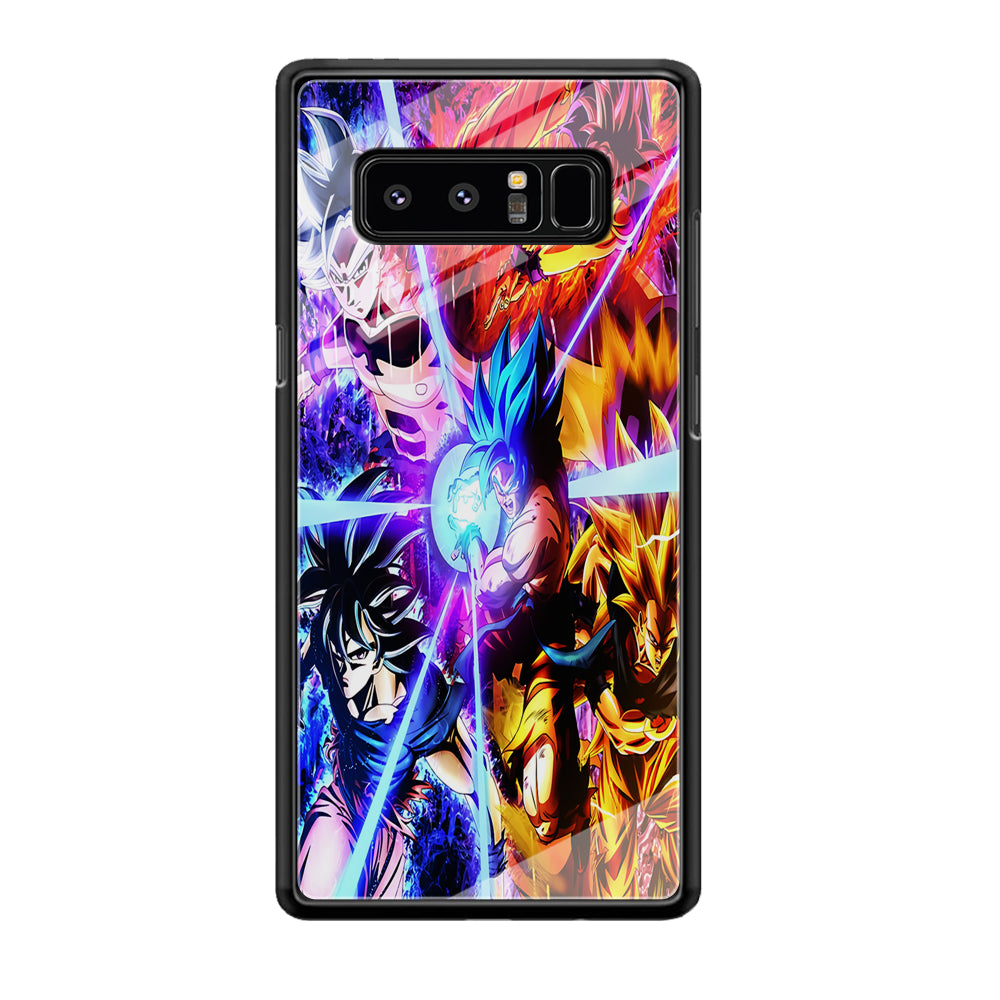 Dragon Ball Super Saiyan Kamehameha Samsung Galaxy Note 8 Case