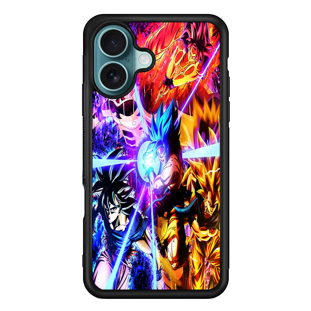 Dragon Ball Super Saiyan Kamehameha iPhone 16 Plus Case - Altracase