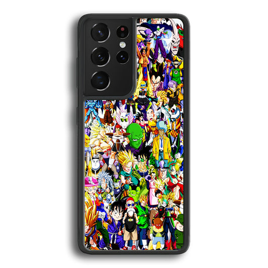 Dragon Ball Z All Characters Samsung Galaxy S21 Ultra Case