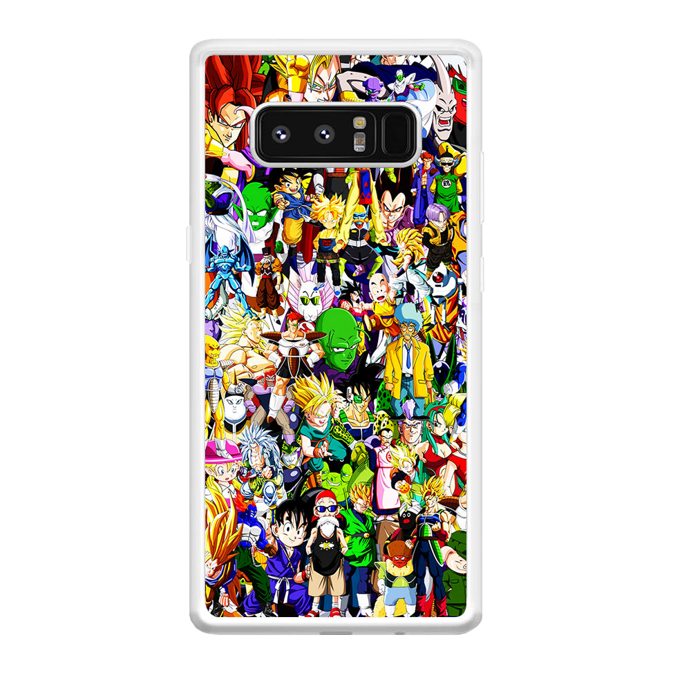 Dragon Ball Z All Characters Samsung Galaxy Note 8 Case