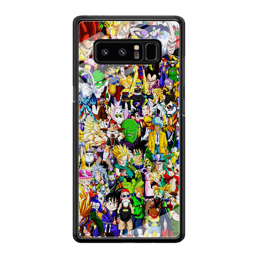 Dragon Ball Z All Characters Samsung Galaxy Note 8 Case