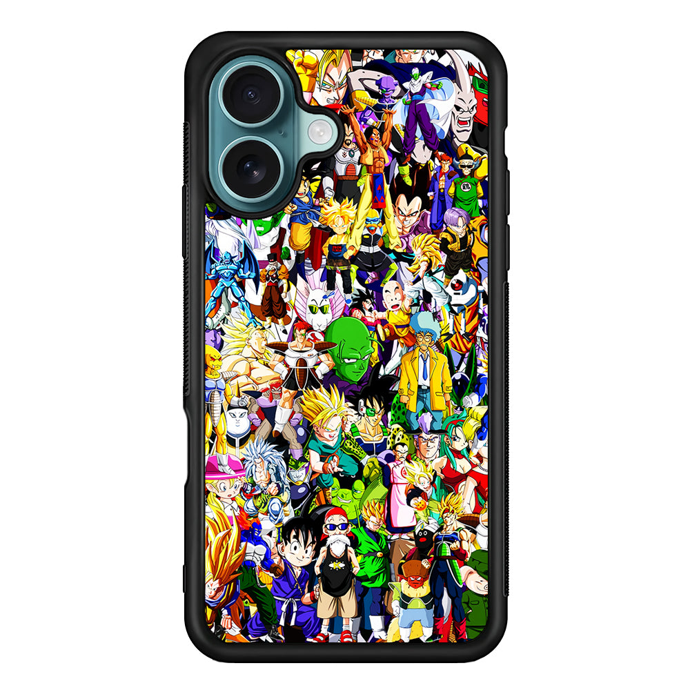 Dragon Ball Z All Characters iPhone 16 Case - Altracase