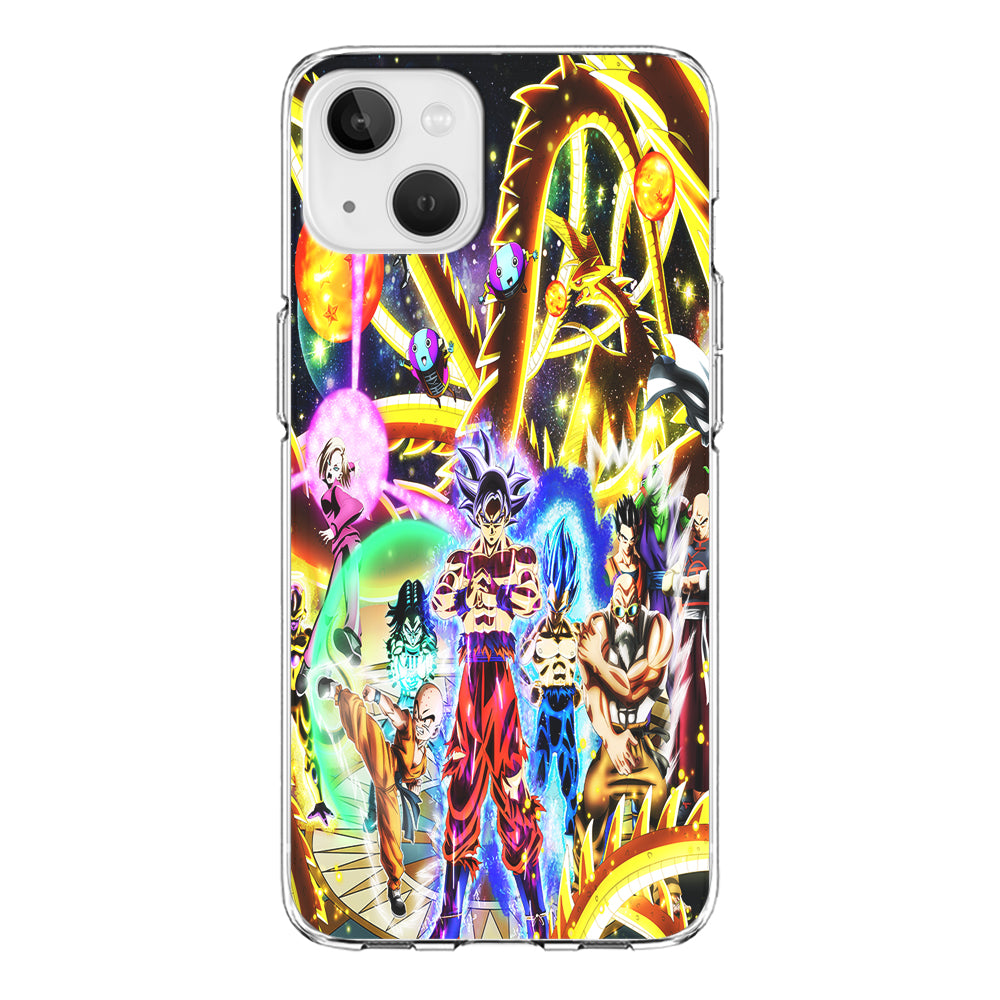 Dragon Ball Z Galaxy iPhone 14 Plus Case