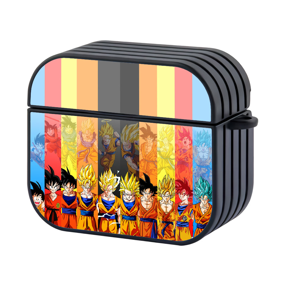 Dragon Ball Z Goku Transformation Hard Plastic Case Cover For Apple AirPods 4 - AirPod Case - Altracase