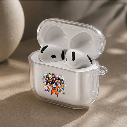 Dragon Ball Z Main Character Protective Apple Airpods 3 Clear Case | Slim & Shockproof