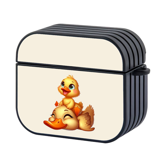 Cute Penguins in The Winter Apple AirPods 4 Case - Altracase