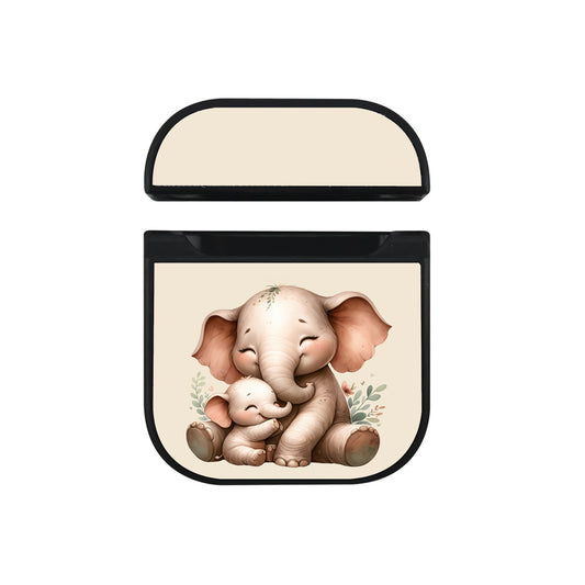 Elephant and Her Baby Apple AirPods Case - Altracase