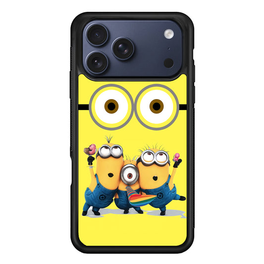 Eyes and Three Minions iPhone 17 Pro Case - Altracase