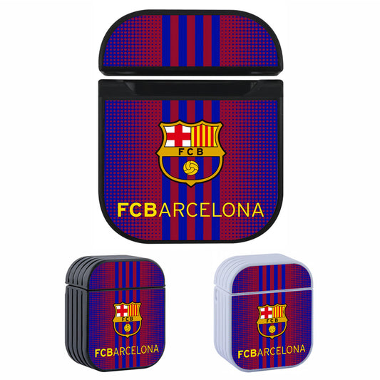 FC Barcelona Logo Dot Stripe Apple AirPods Case-AirPod Case-Altracase