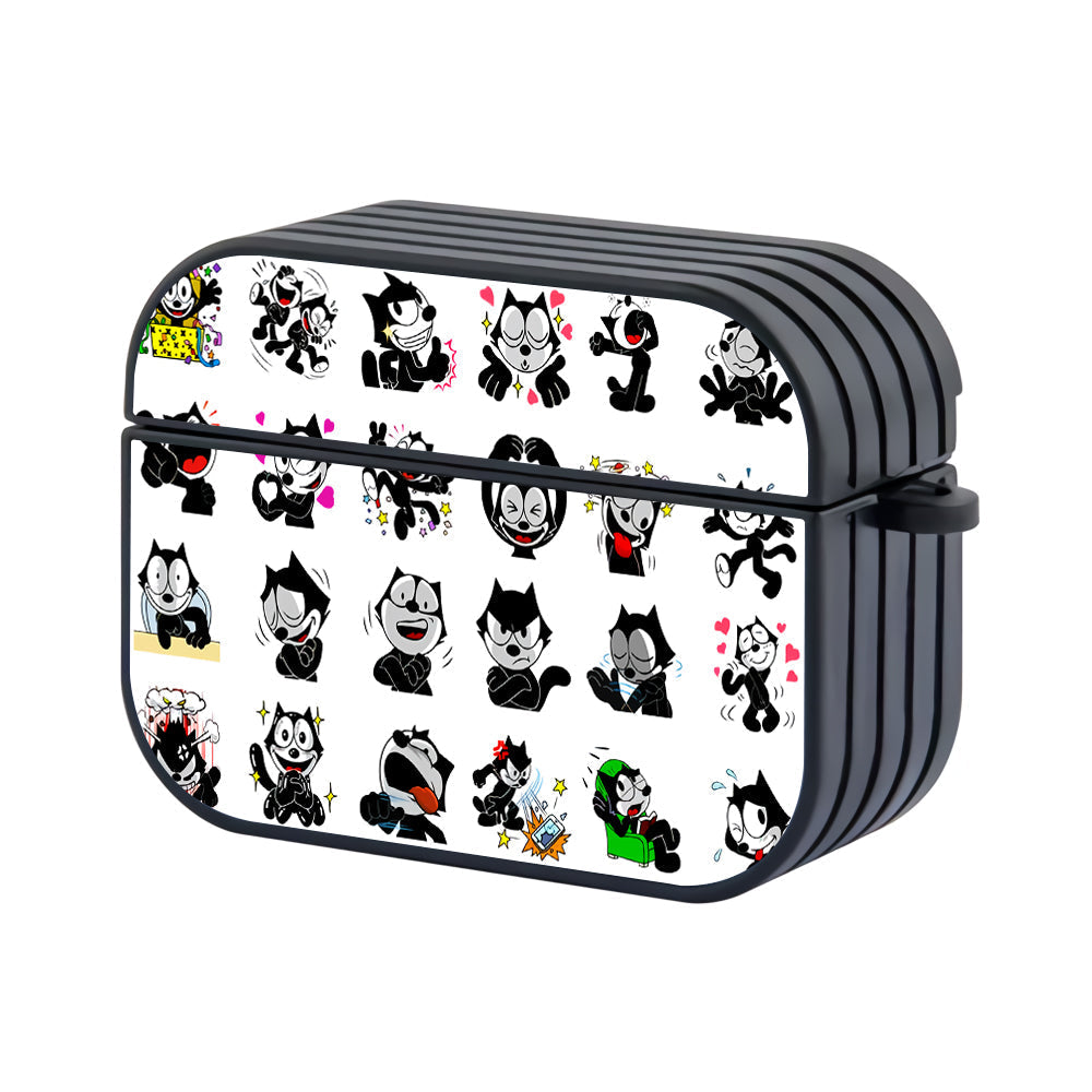 Felix The Cat Sticker Collection Apple AirPods Pro 3 Case-AirPods Pro 3 Case-Altracase