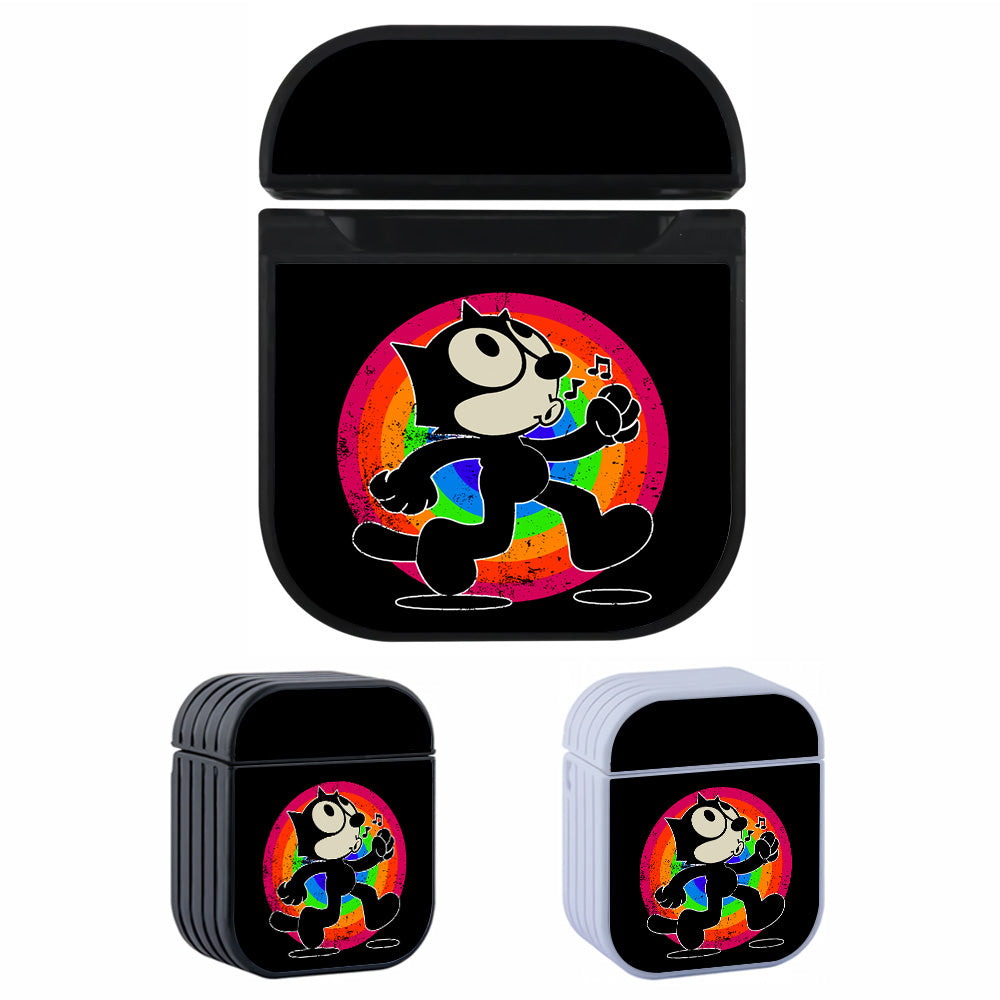 Felix The Cat Walks and Whistles Apple AirPods Case-AirPod Case-Altracase