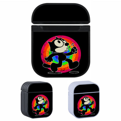 Felix The Cat Walks and Whistles Apple AirPods Case-AirPod Case-Altracase