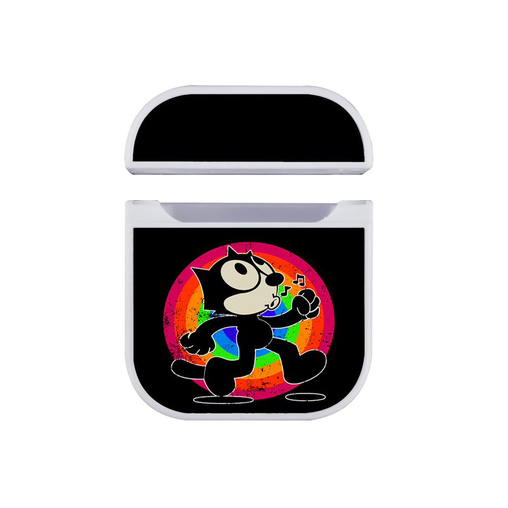 Felix The Cat Walks and Whistles Apple AirPods Case-AirPod Case-White-Altracase