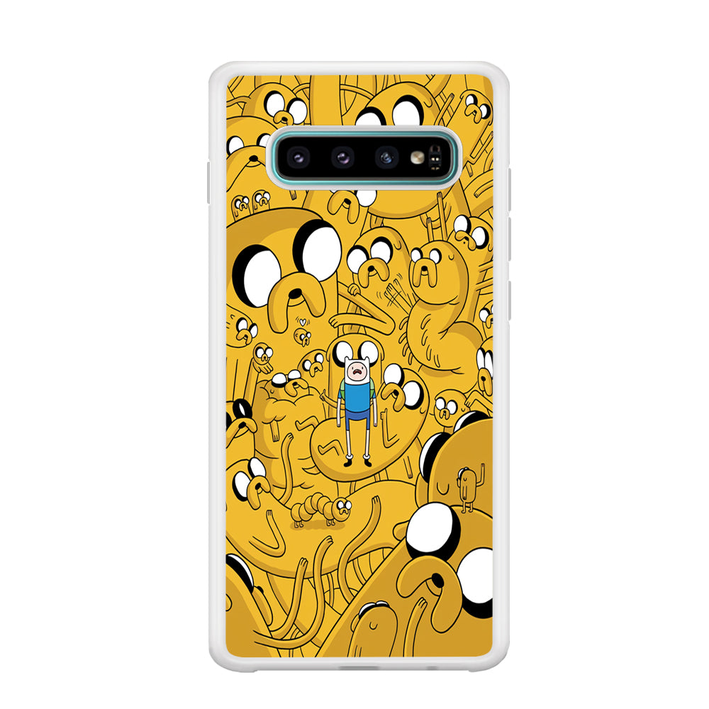 Finn and Jake Doodle Samsung Galaxy S10 Case