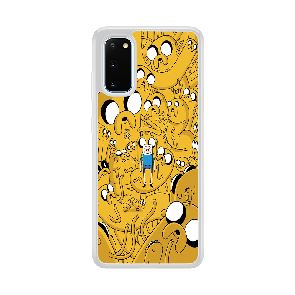 Finn and Jake Doodle Samsung Galaxy S20 Case