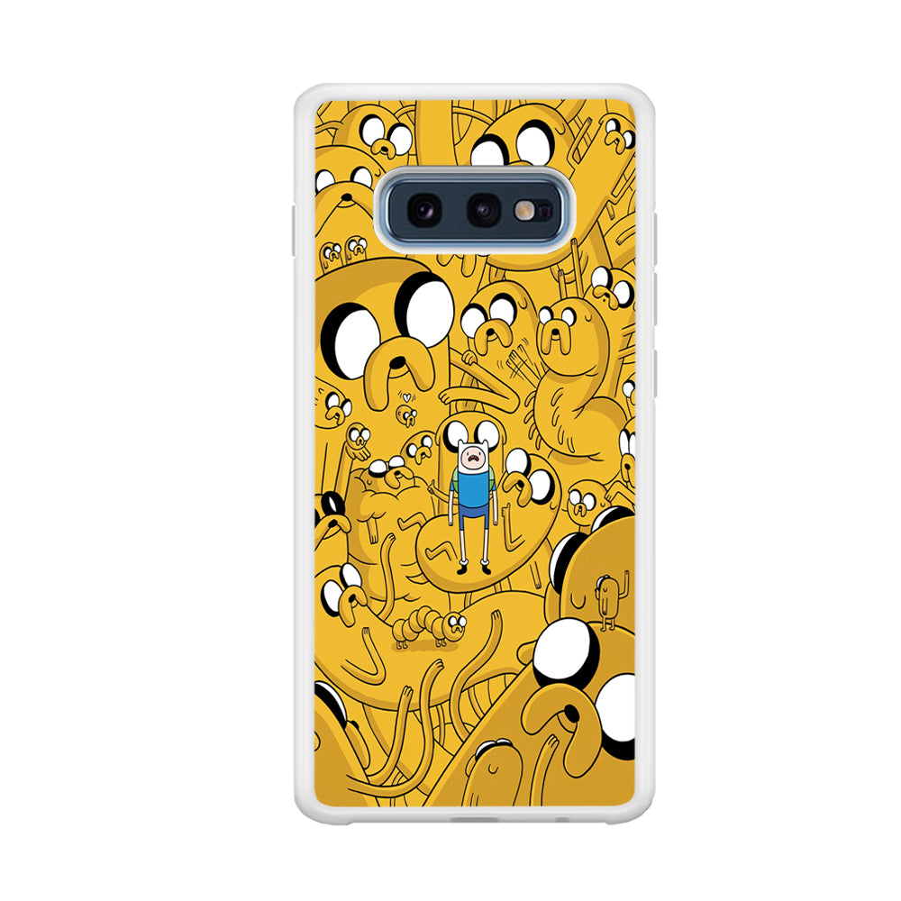 Finn and Jake Doodle Samsung Galaxy S10E Case